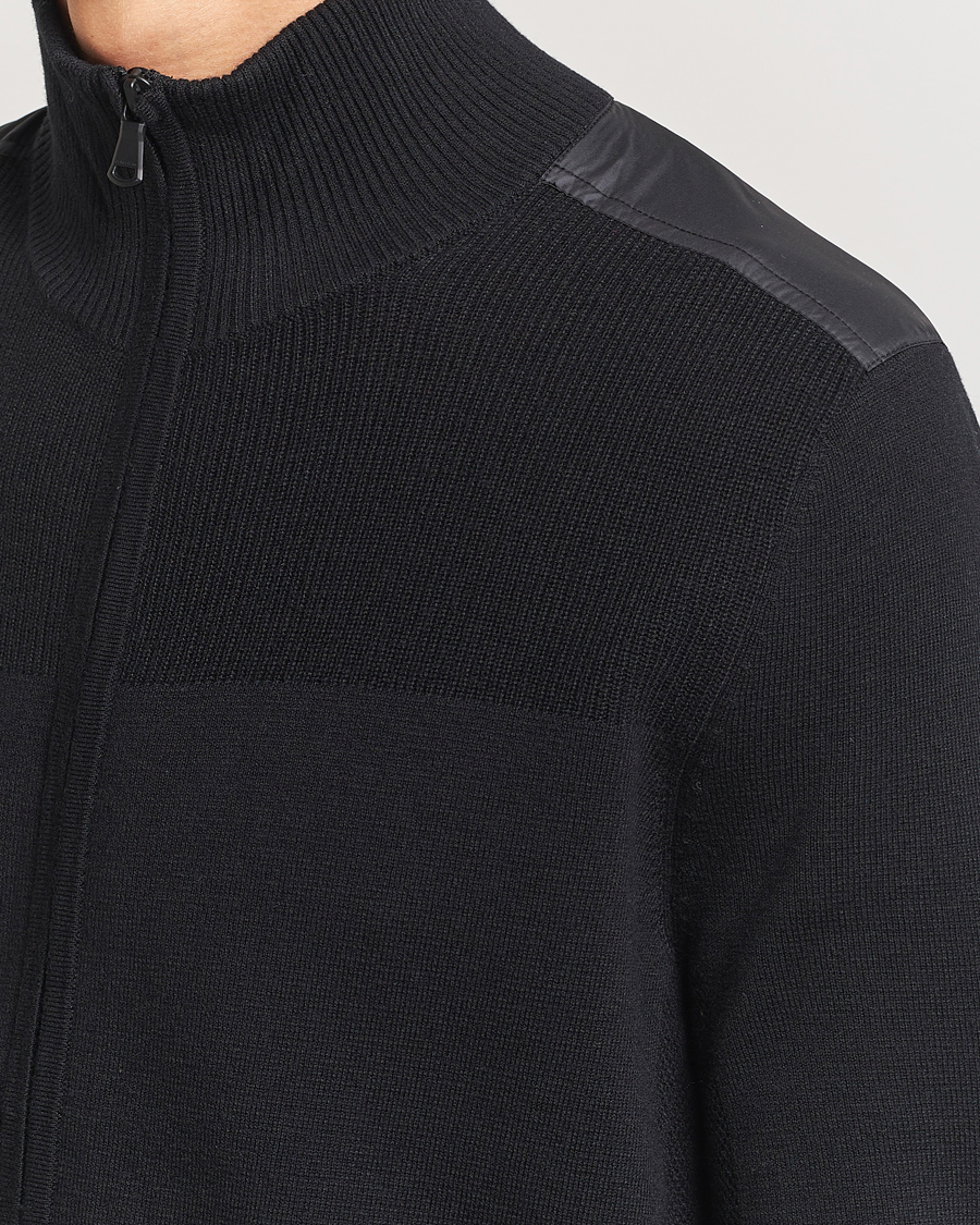 Heren | Truien | J.Lindeberg | Marty Hybrid Jacket Black