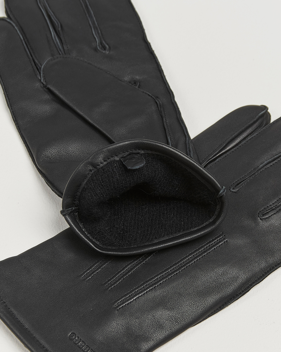 Heren | J.Lindeberg Milo Leather Glove Black | J.Lindeberg | Milo Leather Glove Black