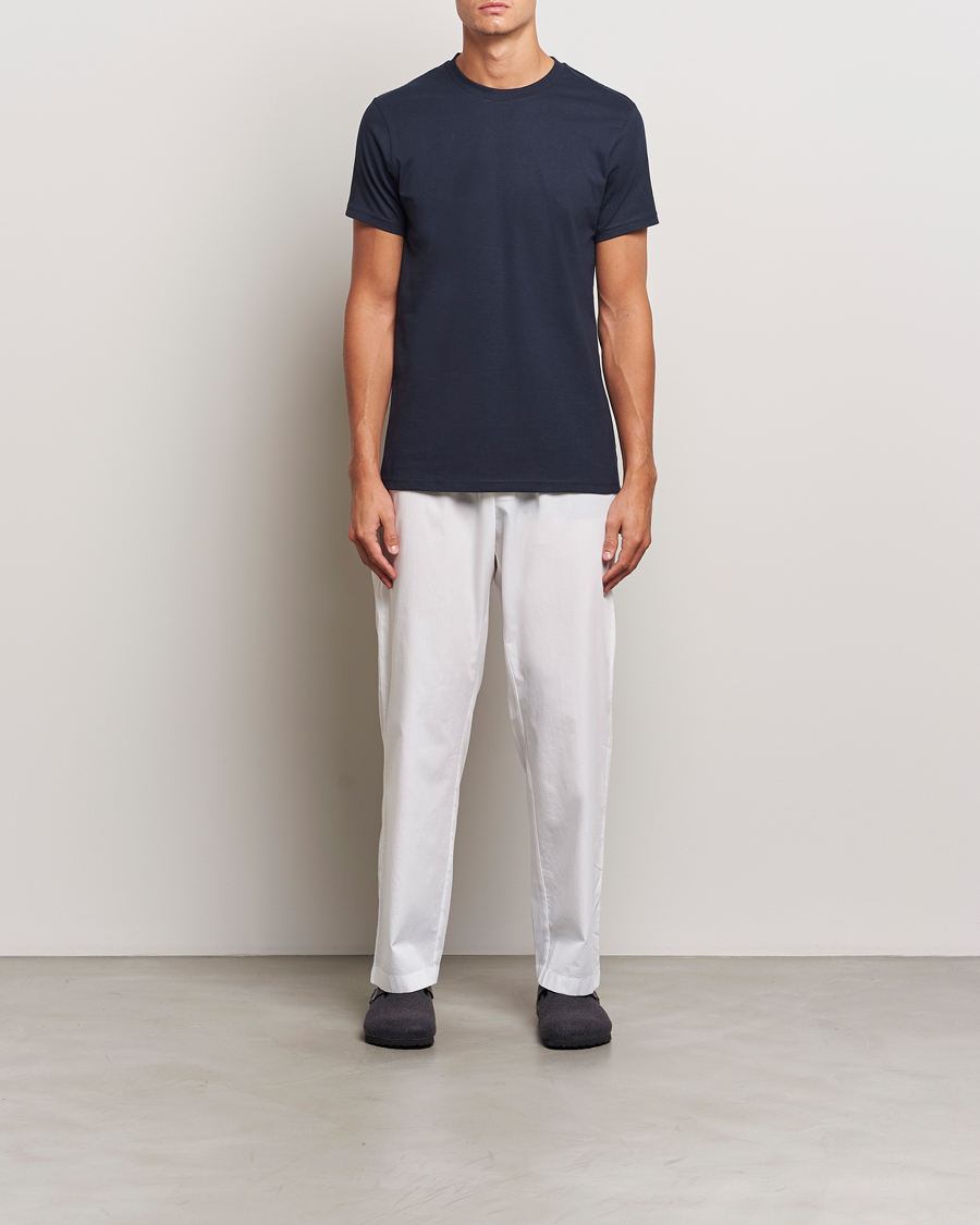Heren | T-shirts | Bread & Boxers | Crew Neck Regular T-Shirt Dark Navy