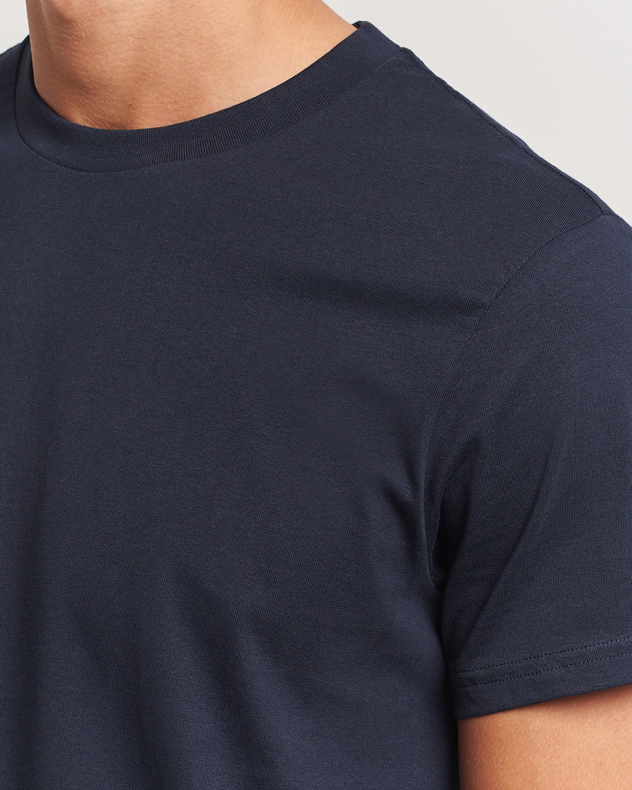 Heren | T-shirts | Bread & Boxers | Crew Neck Regular T-Shirt Dark Navy