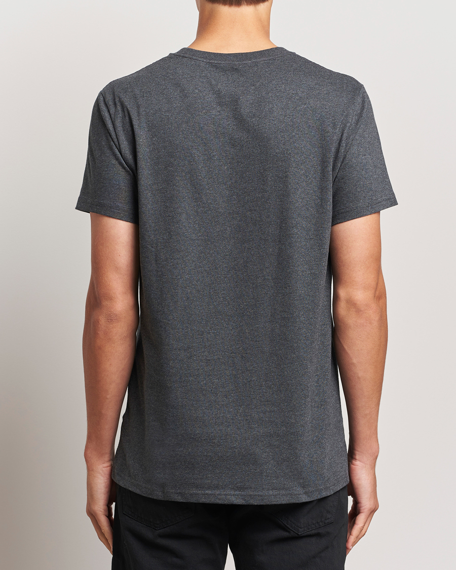 Heren | T-shirts | Bread & Boxers | Heavy Cotton Crew Neck T-Shirt Dark Grey Melange