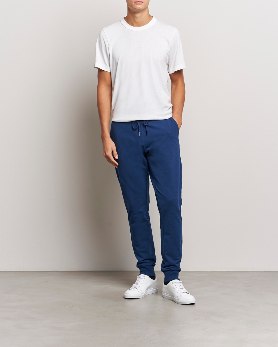 Heren | Broeken | Bread & Boxers | Loungewear Pants Ink Blue