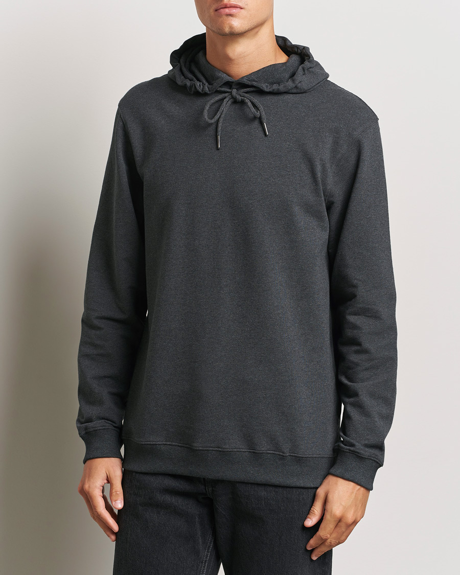 Heren | Truien | Bread & Boxers | Loungewear Hoodie Dark Grey Melange