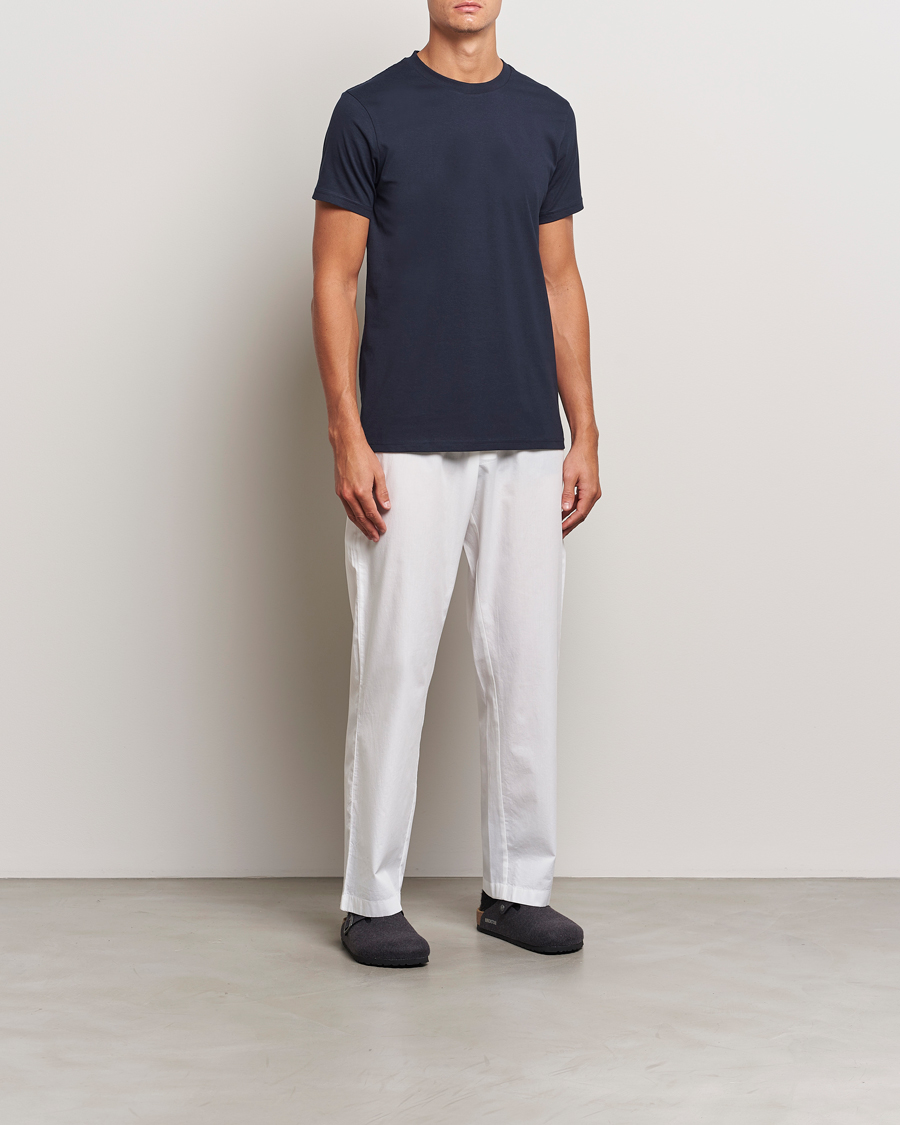 Heren | Pyjama's en gewaden | Bread & Boxers | Woven Pyjama Pant White