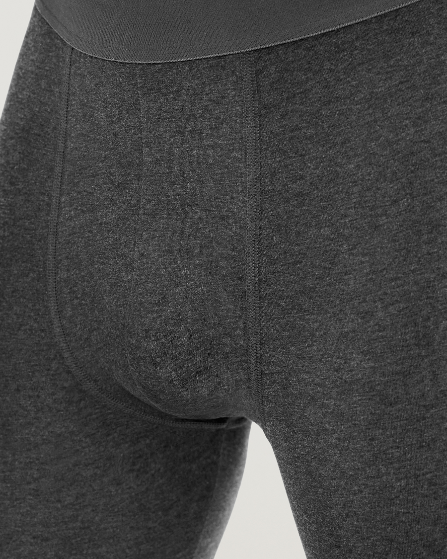 Heren | Ondergoed | Bread & Boxers | Long Johns Dark Grey Melange