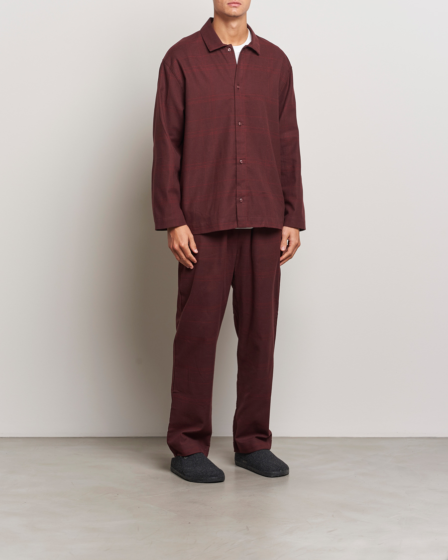 Heren | Calvin Klein Cotton Pyjama Set Truffle Brown | Calvin Klein | Cotton Pyjama Set Truffle Brown