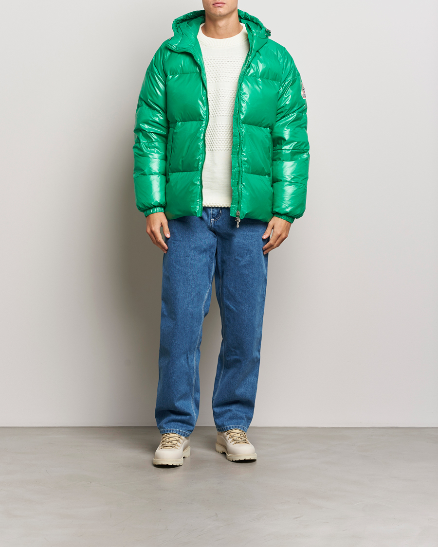 Heren | Jassen | Pyrenex | Sten Hooded Puffer Jacket Frog