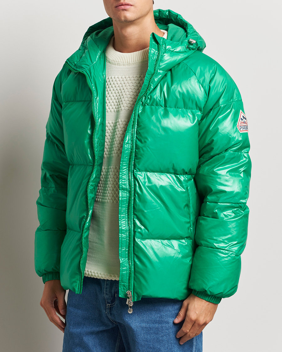 Heren | Jassen | Pyrenex | Sten Hooded Puffer Jacket Frog