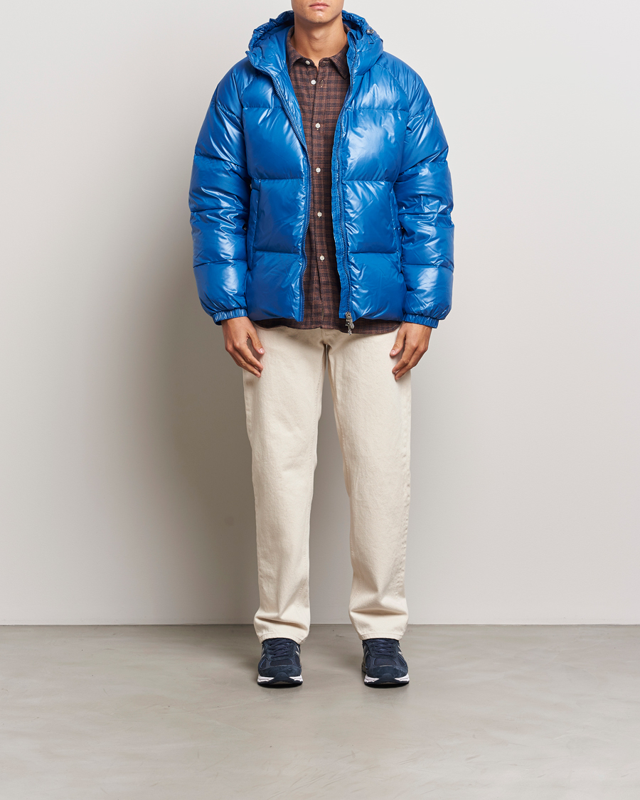 Heren | Jassen | Pyrenex | Sten Hooded Puffer Jacket Adriatic
