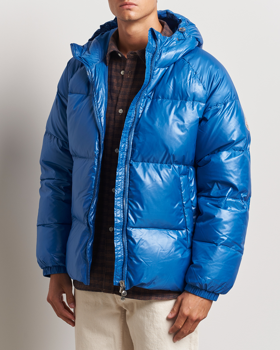 Heren | Jassen | Pyrenex | Sten Hooded Puffer Jacket Adriatic