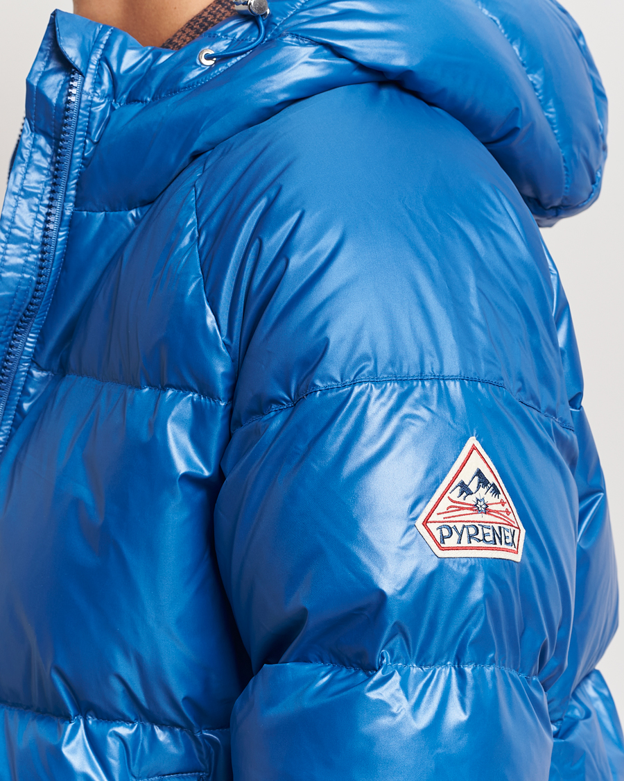 Heren | Jassen | Pyrenex | Sten Hooded Puffer Jacket Adriatic