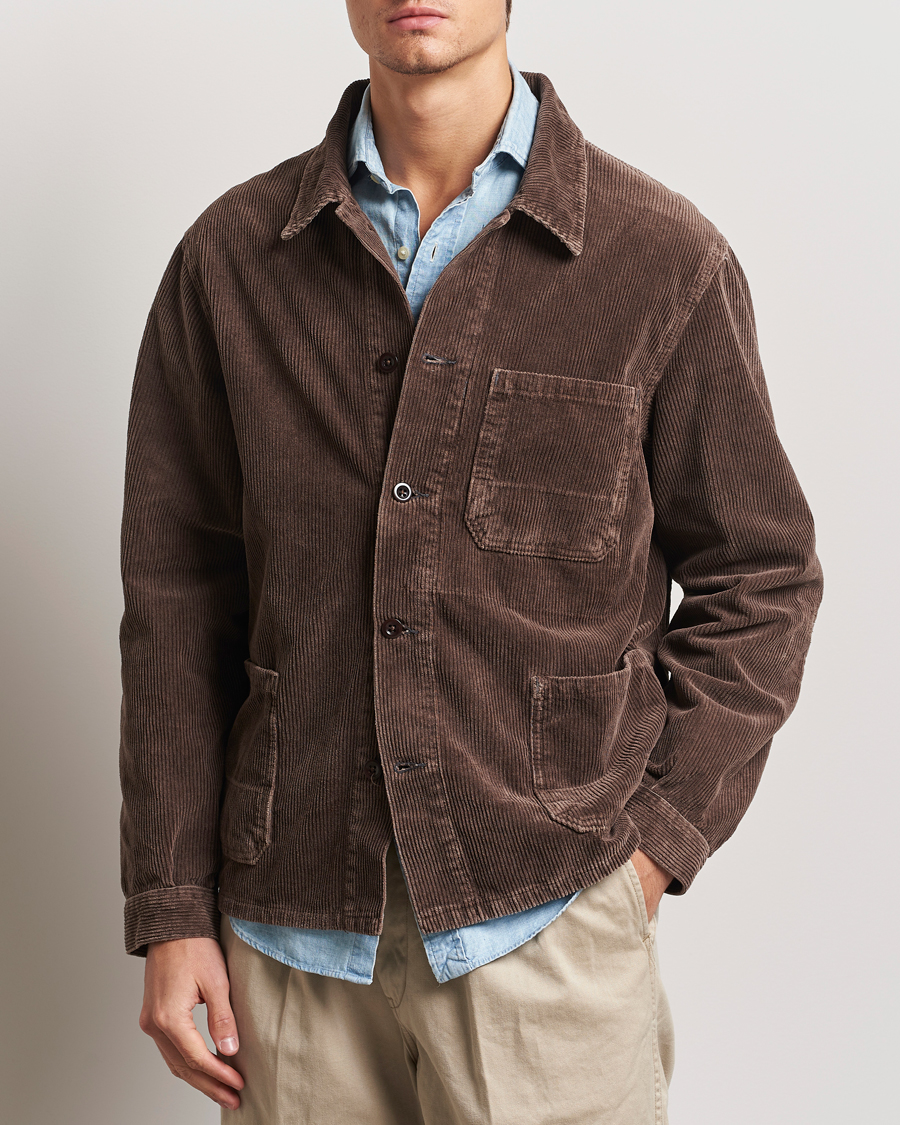 Heren | Jassen | Polo Ralph Lauren | Unlined Field Jacket Hanford Brown Repair