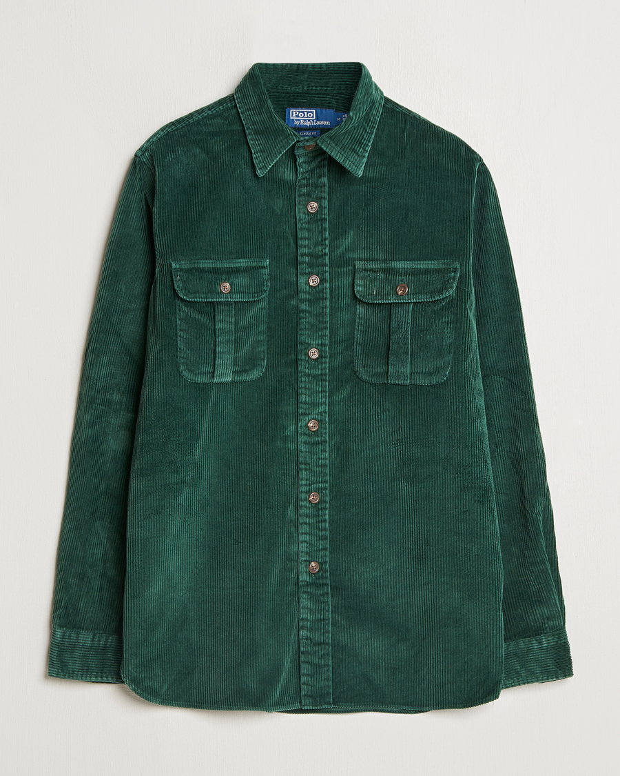 Heren | Overhemden | Polo Ralph Lauren | Corduroy Patch Shirt Moss Agate