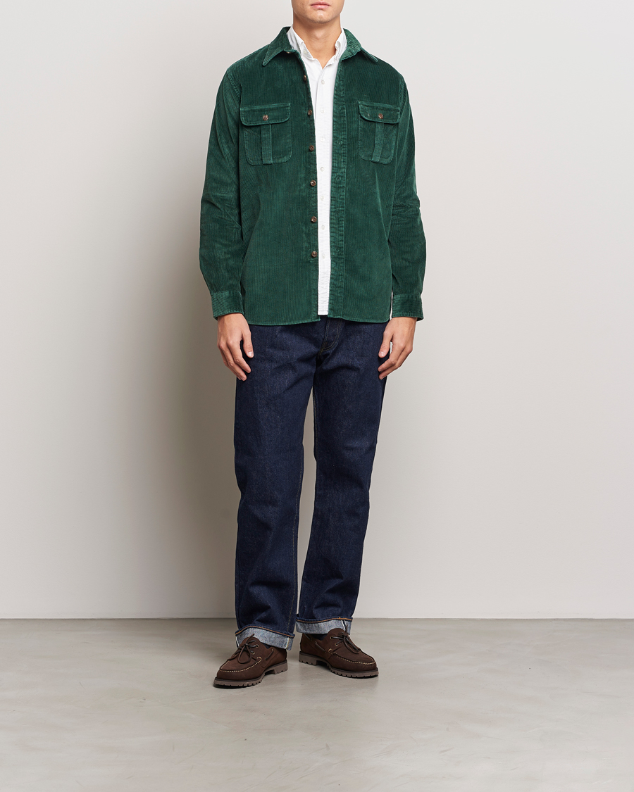 Heren | Overhemden | Polo Ralph Lauren | Corduroy Patch Shirt Moss Agate