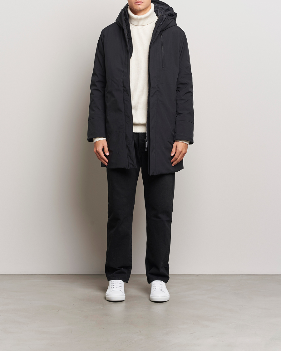 Heren | Jassen | KnowledgeCotton Apparel | Climateshell Padded Jacket Black