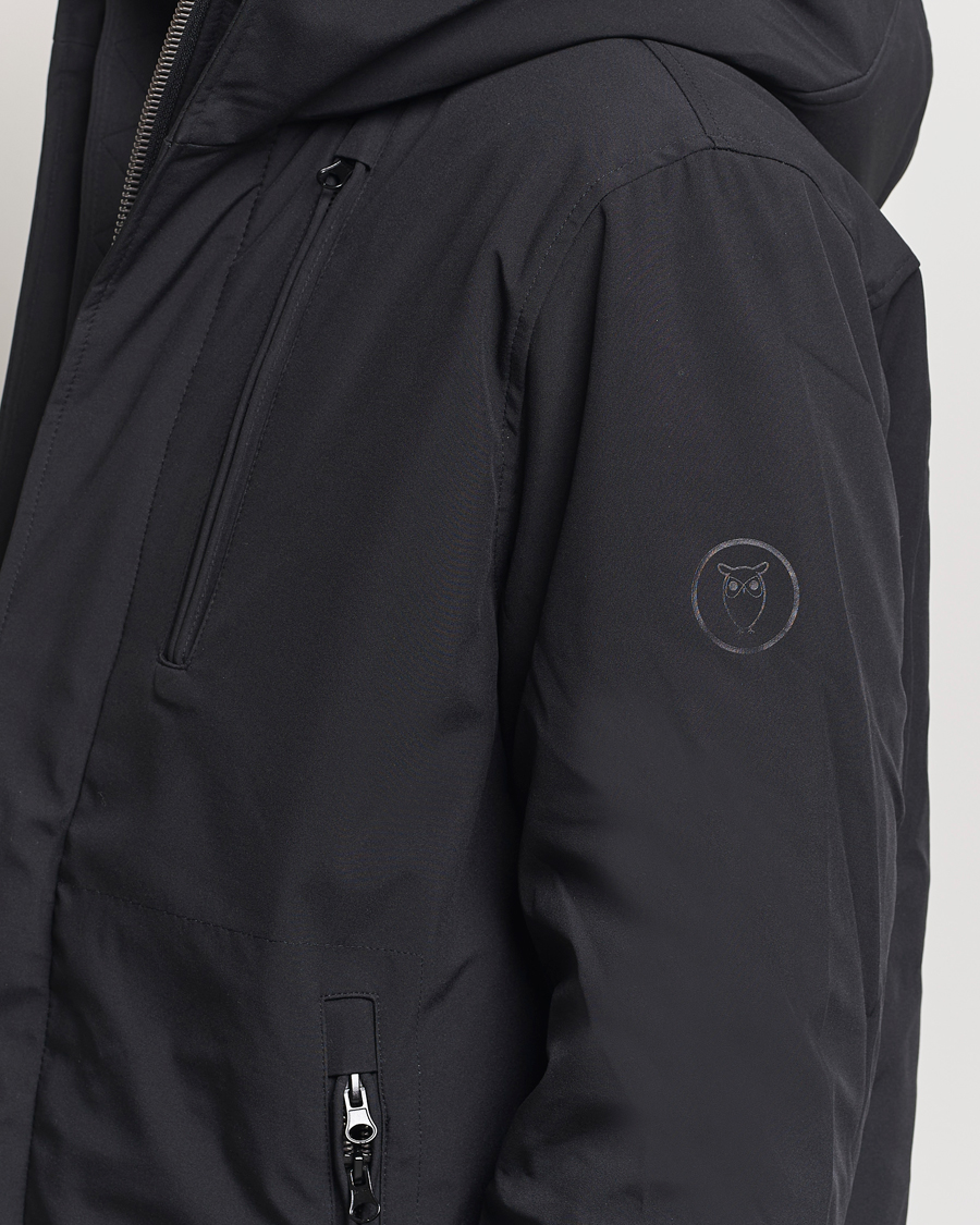 Heren | Jassen | KnowledgeCotton Apparel | Climateshell Padded Jacket Black