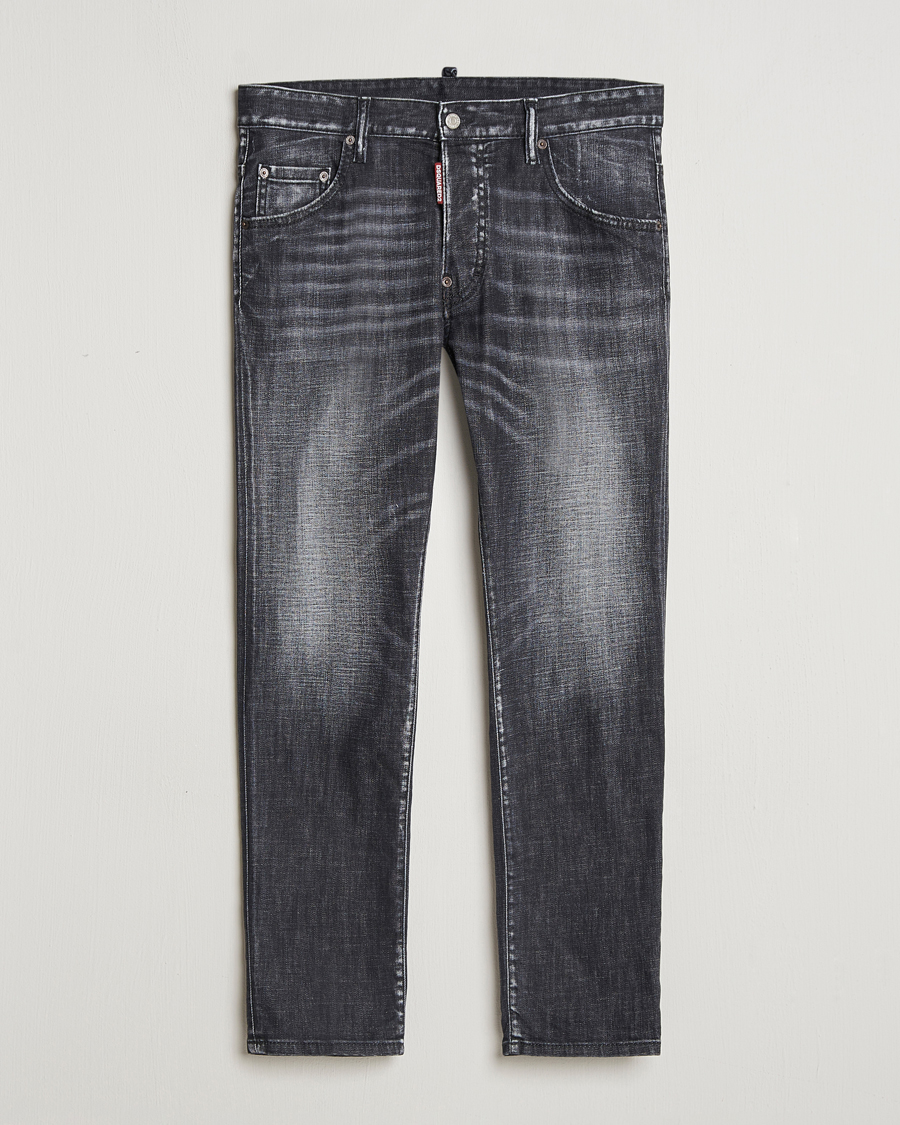 Heren | Jeans | Dsquared2 | Skater Jeans Washed Black