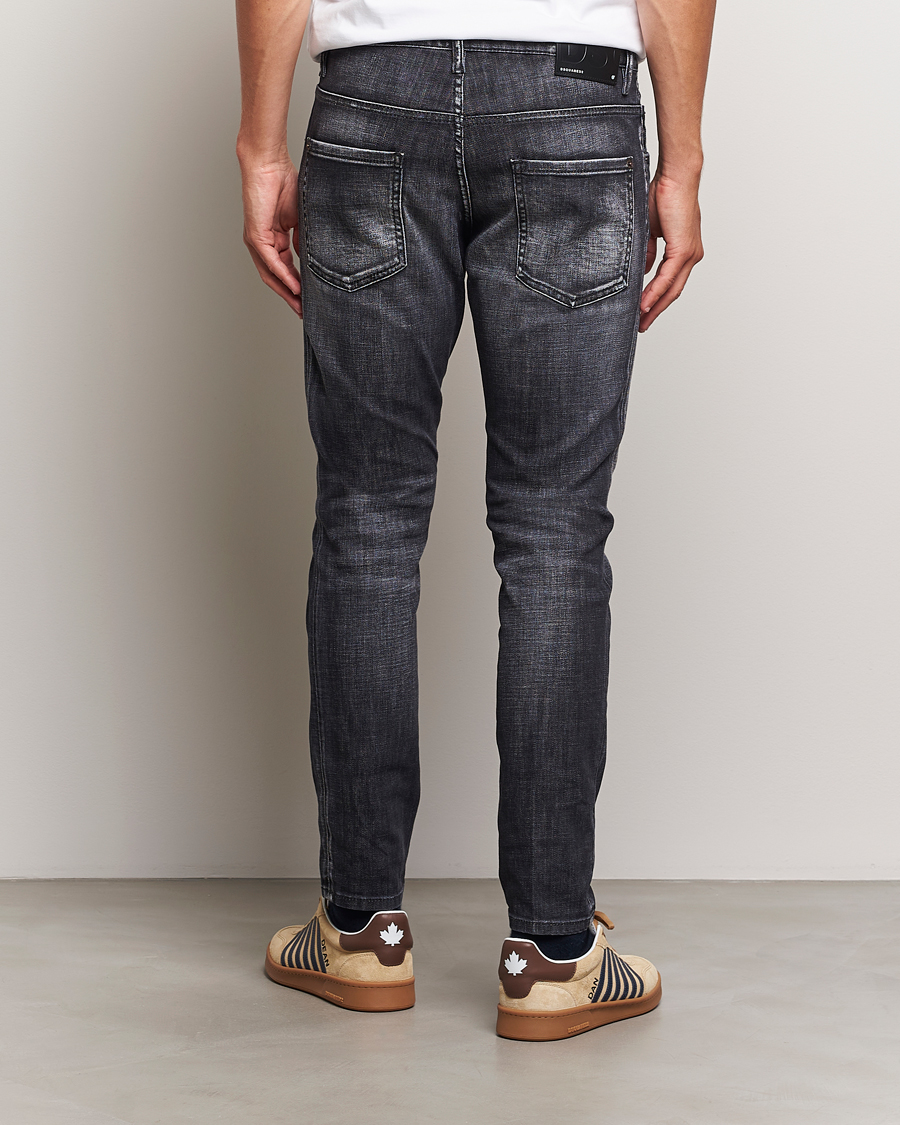 Heren | Jeans | Dsquared2 | Skater Jeans Washed Black