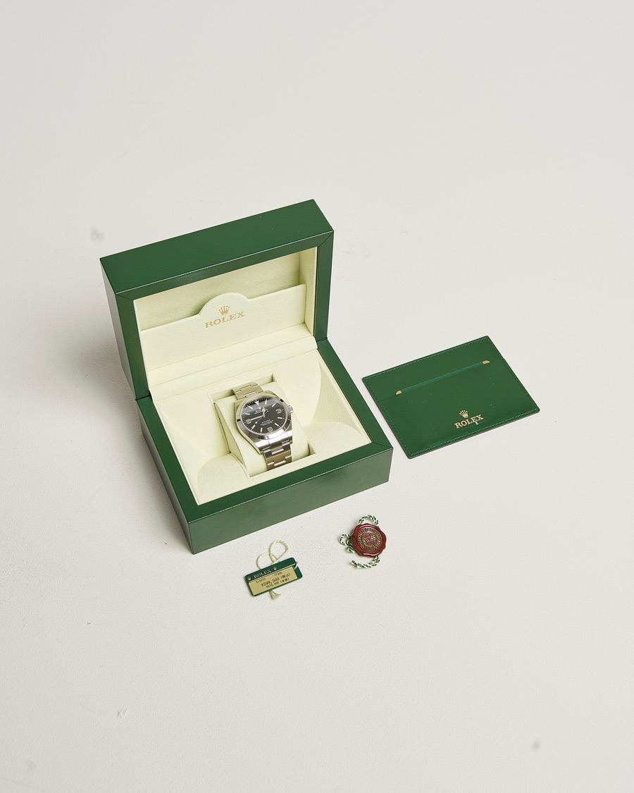 Heren | Rolex Pre-Owned Explorer 214270 Silver | Rolex Pre-Owned | Explorer 214270 Silver
