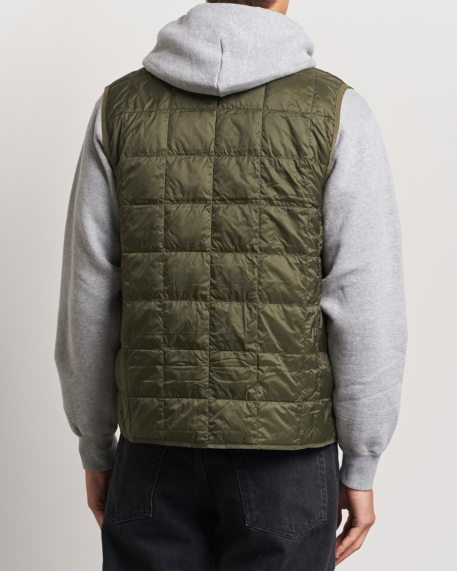 Heren | Jassen | TAION | V-Neck Lightweight Down Vest Dark Olive