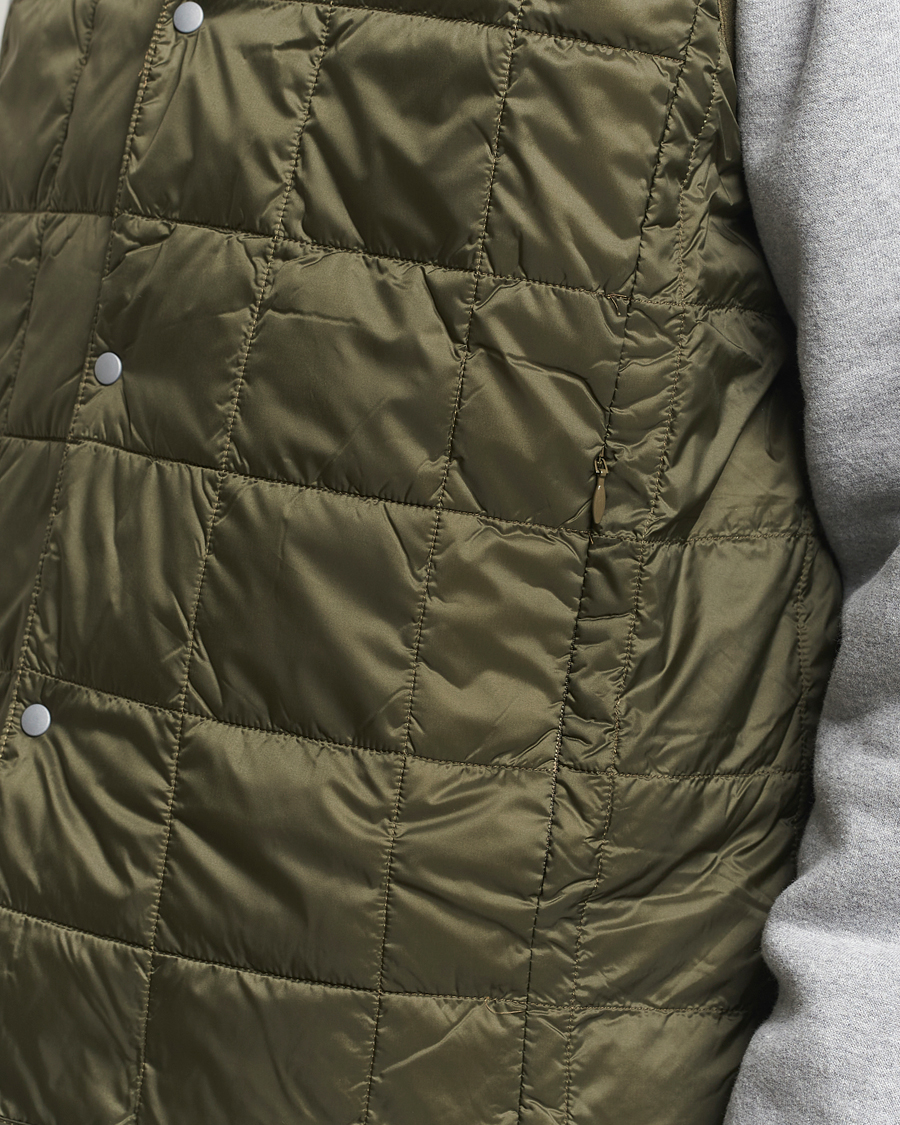 Heren | Jassen | TAION | V-Neck Lightweight Down Vest Dark Olive