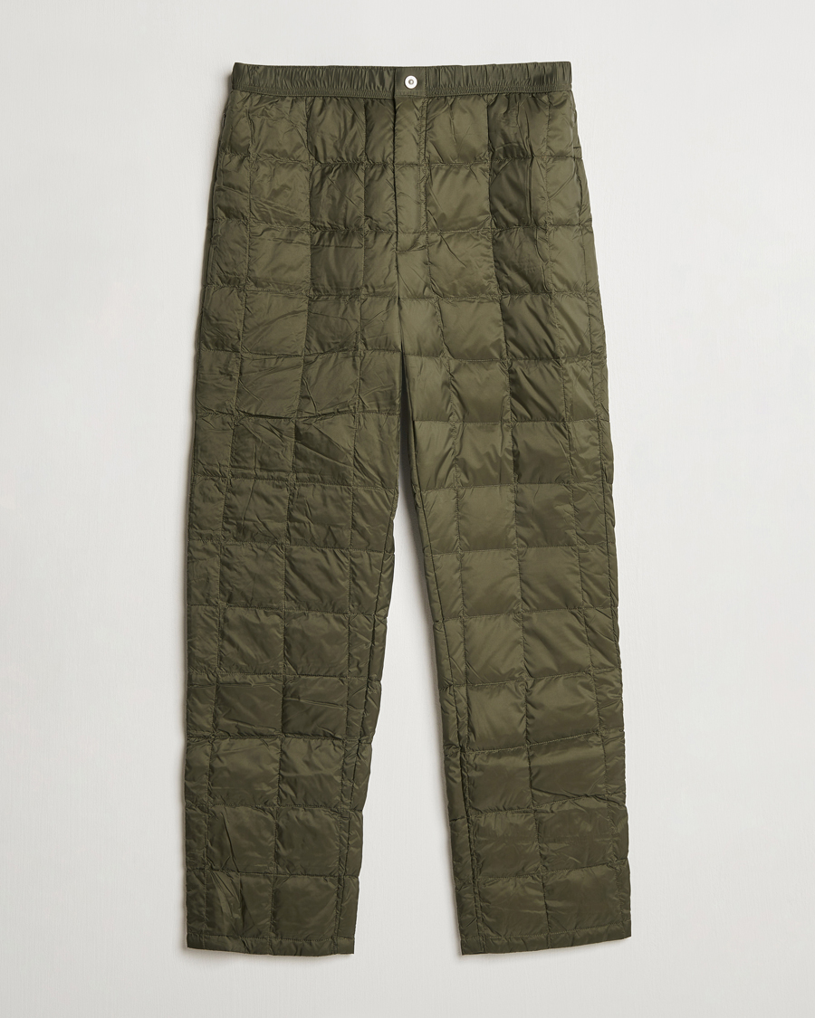 Heren | Broeken | TAION | Regular Straight Down Pants Dark Olive