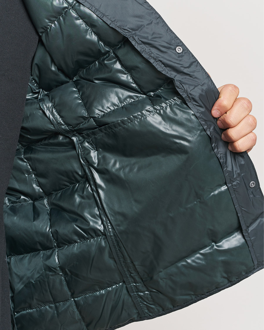 Heren | Jassen | TAION | Crew Neck Button Down Jacket Charcoal