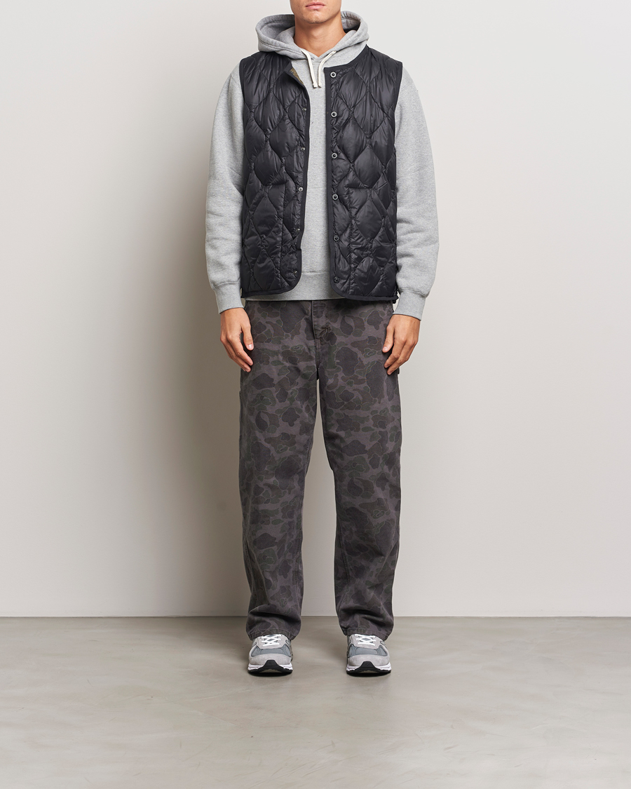 Heren | Jassen | TAION | Military Crew Neck Down Vest Black