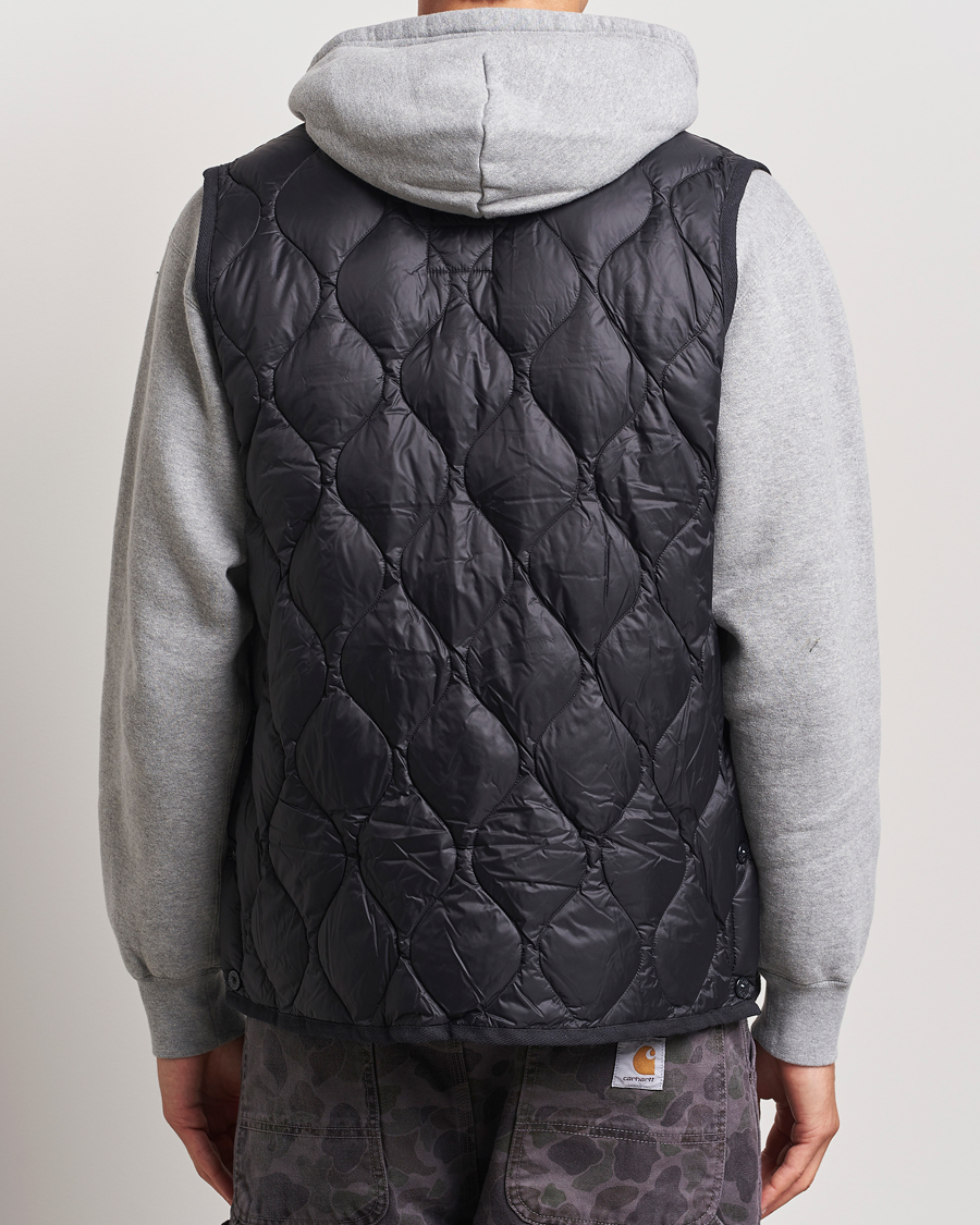 Heren | Jassen | TAION | Military Crew Neck Down Vest Black