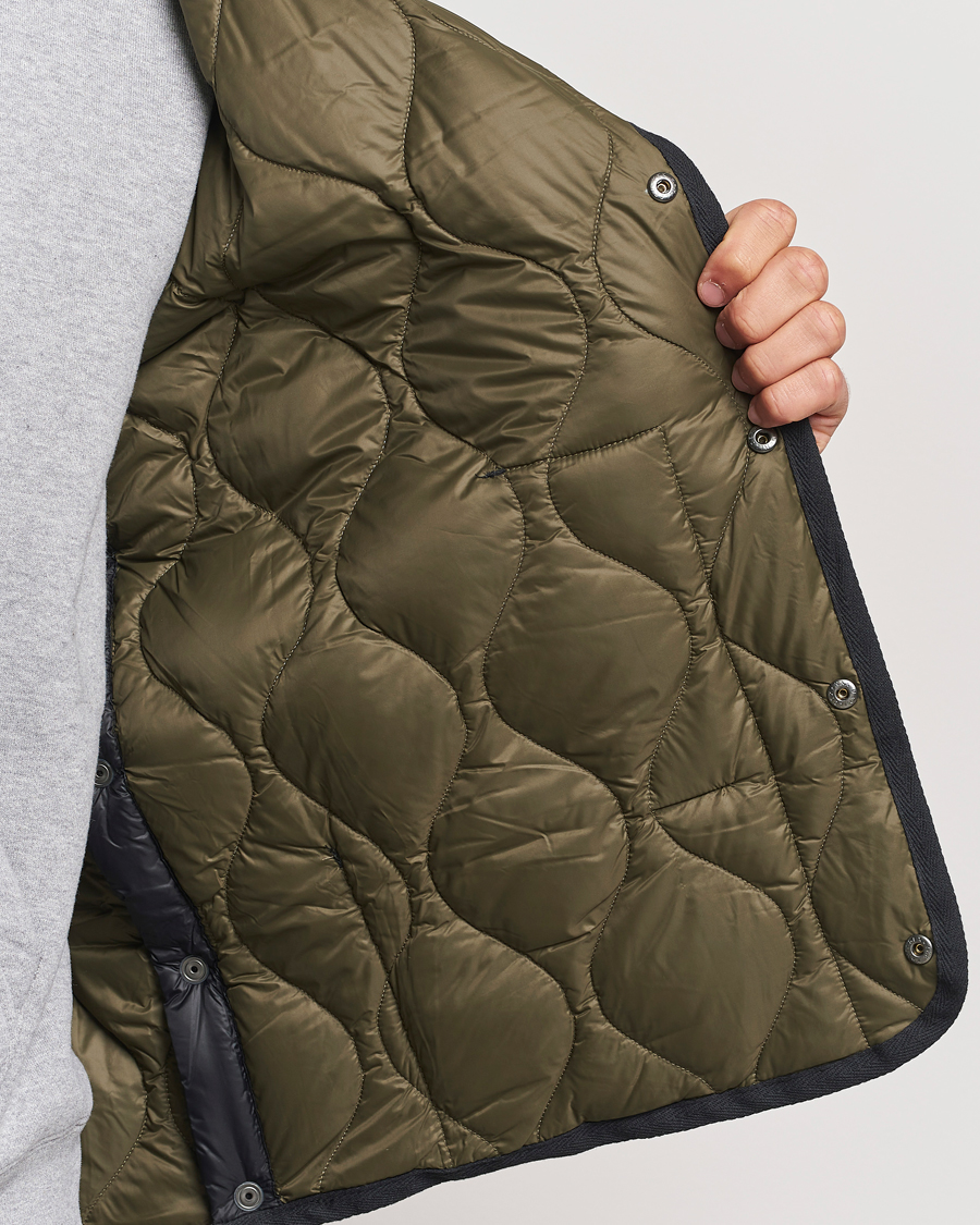 Heren | Jassen | TAION | Military Crew Neck Down Vest Black
