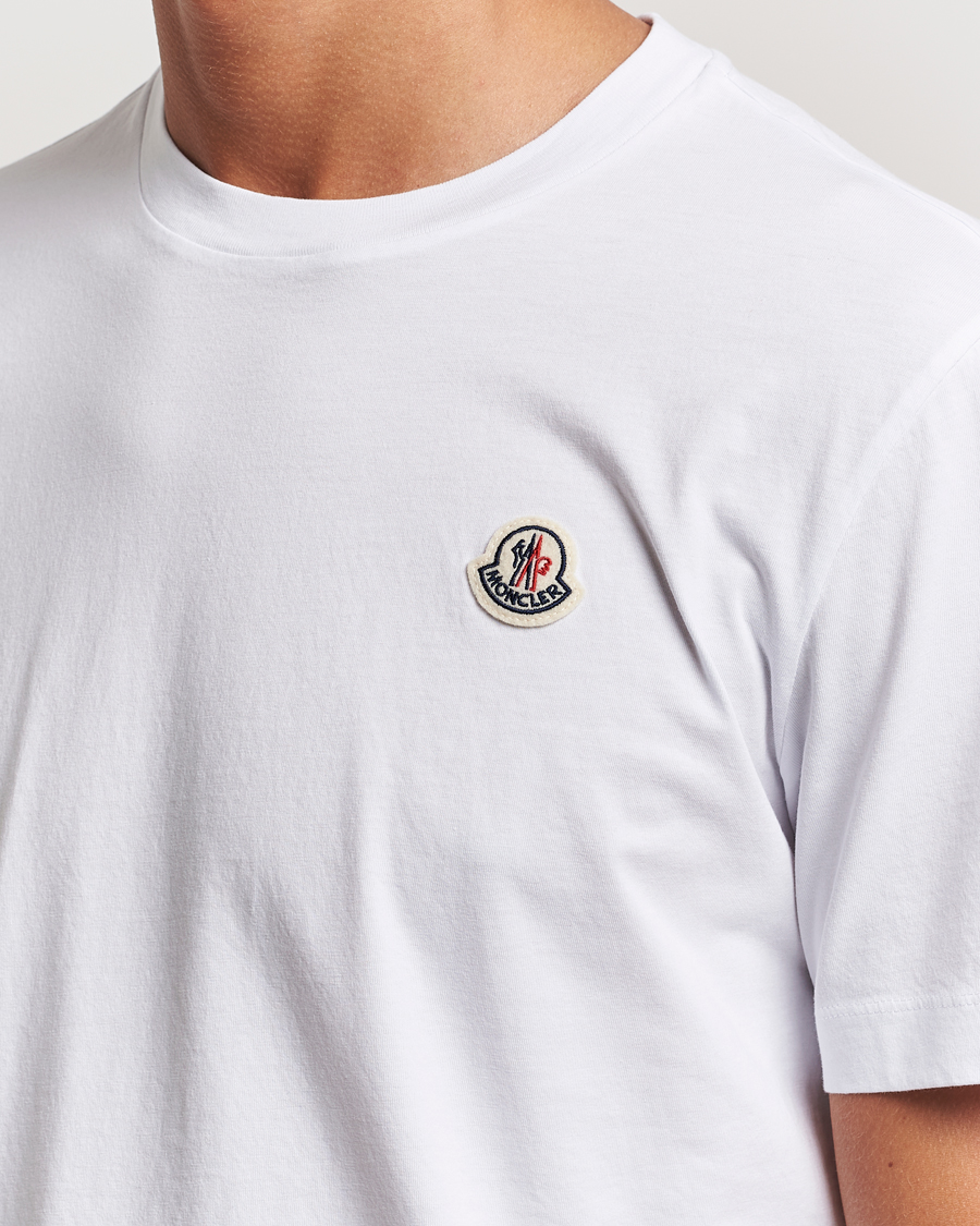 Heren | T-shirts | Moncler | 3-Pack Logo T-Shirt White/Grey/Black