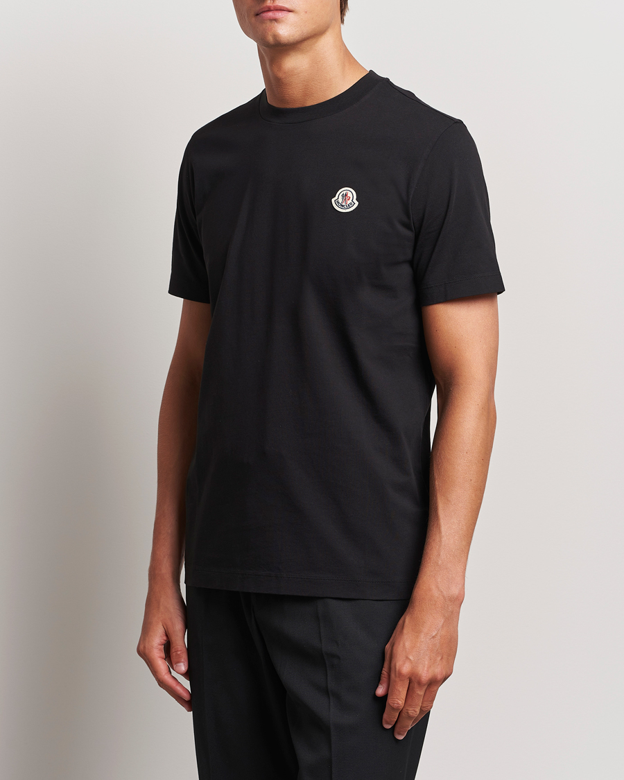 Heren | T-shirts | Moncler | 3-Pack Logo T-Shirt Black