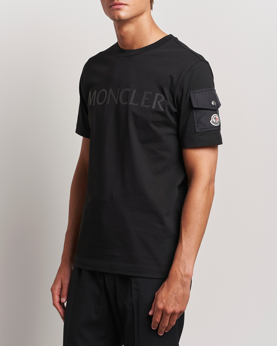 Heren | T-shirts | Moncler | Sleeve Pocket T-Shirt Black
