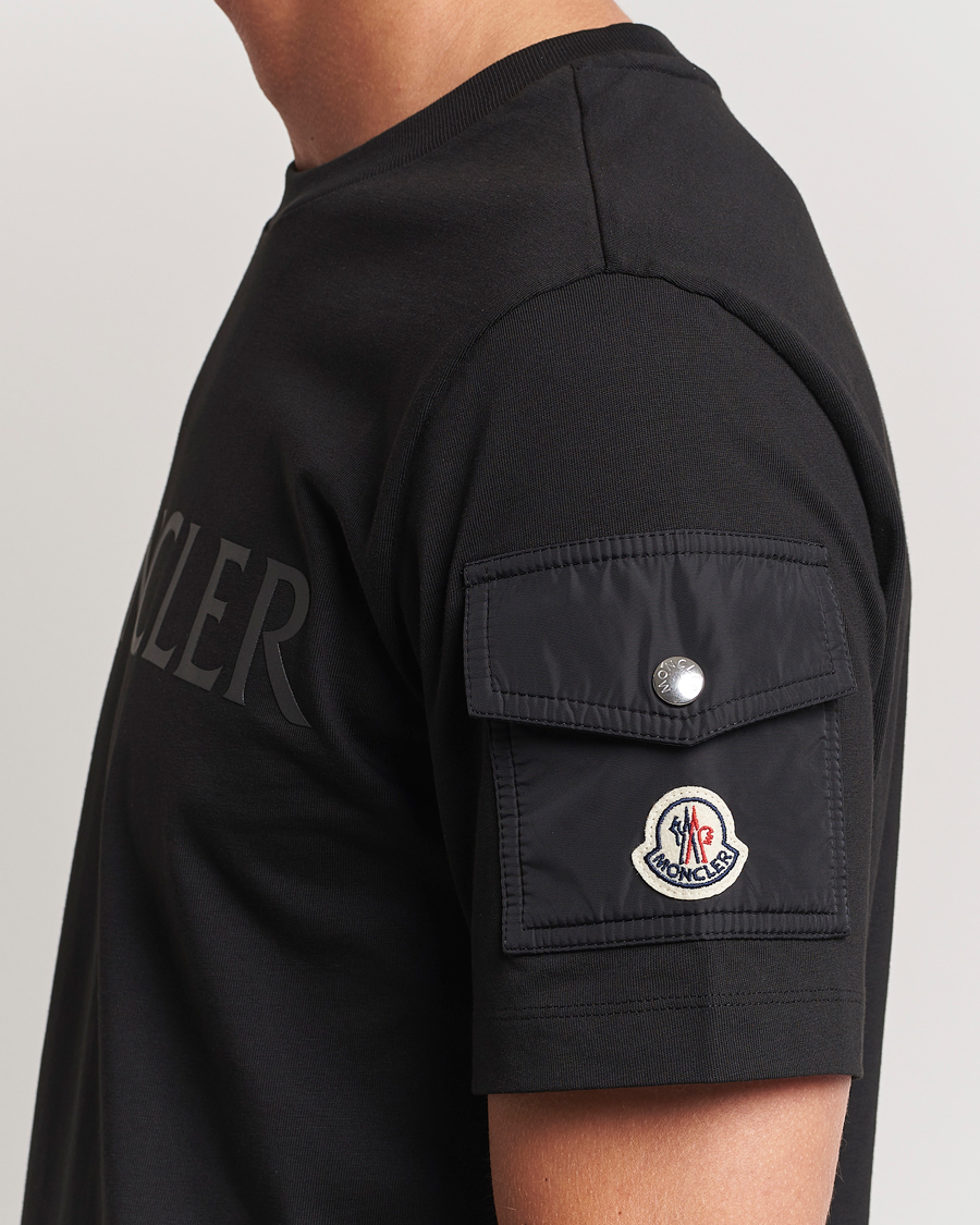 Heren | T-shirts | Moncler | Sleeve Pocket T-Shirt Black