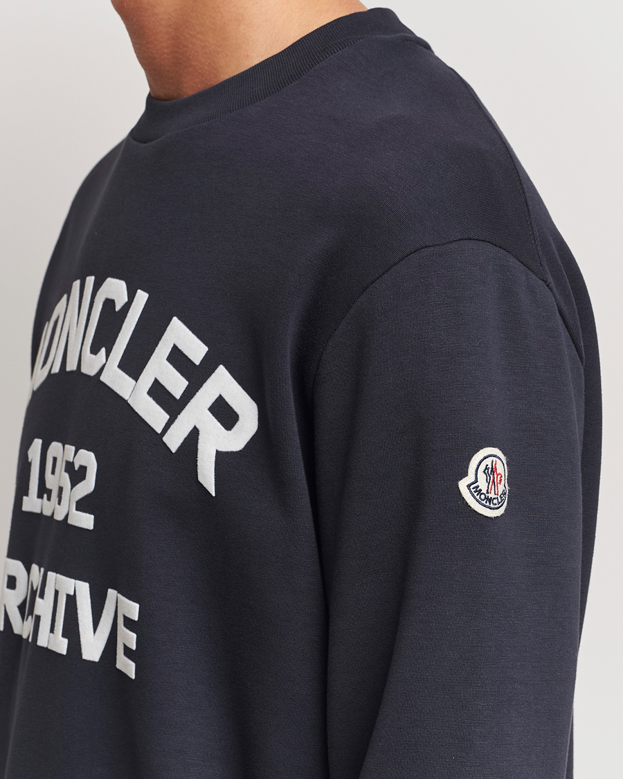 Heren | Truien | Moncler | Archive Logo Sweatshirt Navy