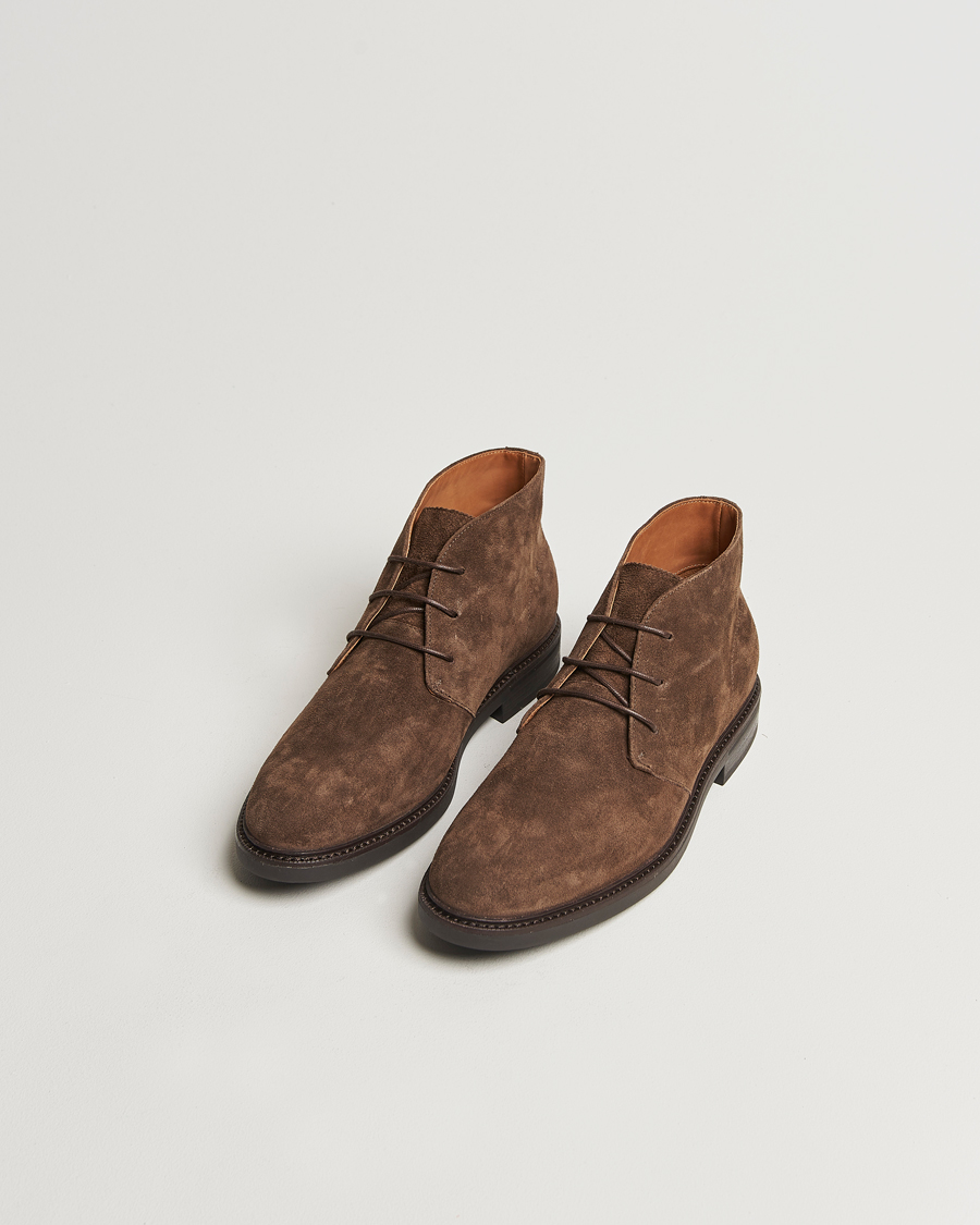 Heren | Polo Ralph Lauren Asher Chukka Boot Chocolate Brown Suede | Polo Ralph Lauren | Asher Chukka Boot Chocolate Brown Suede