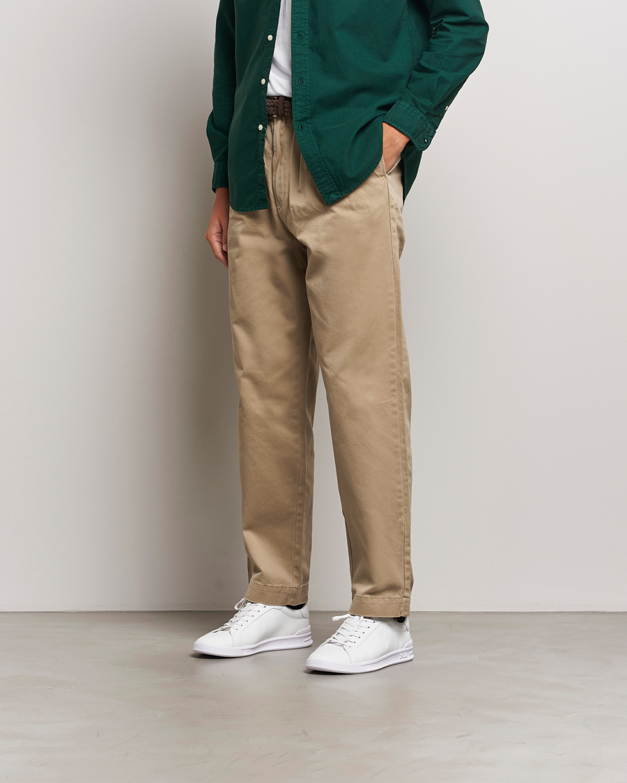 Heren | Polo Ralph Lauren Heritage Court II Sneaker White | Polo Ralph Lauren | Heritage Court II Sneaker White