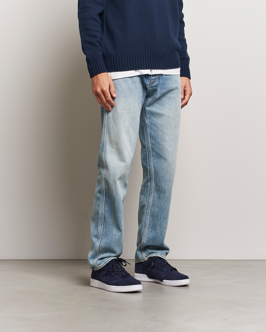 Heren | Polo Ralph Lauren Polo Court Sneaker Navy Suede | Polo Ralph Lauren | Polo Court Sneaker Navy Suede