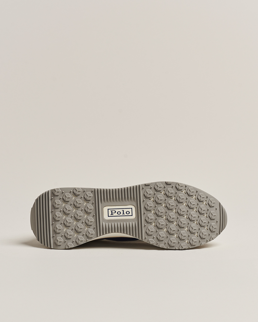 Heren | Polo Ralph Lauren Train 89 PP Sneaker Deckwash White/Newport Navy | Polo Ralph Lauren | Train 89 PP Sneaker Deckwash White/Newport Navy