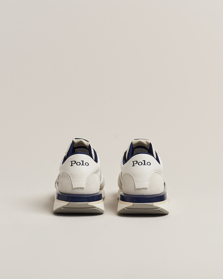 Heren | Polo Ralph Lauren Train 89 PP Sneaker Deckwash White/Newport Navy | Polo Ralph Lauren | Train 89 PP Sneaker Deckwash White/Newport Navy
