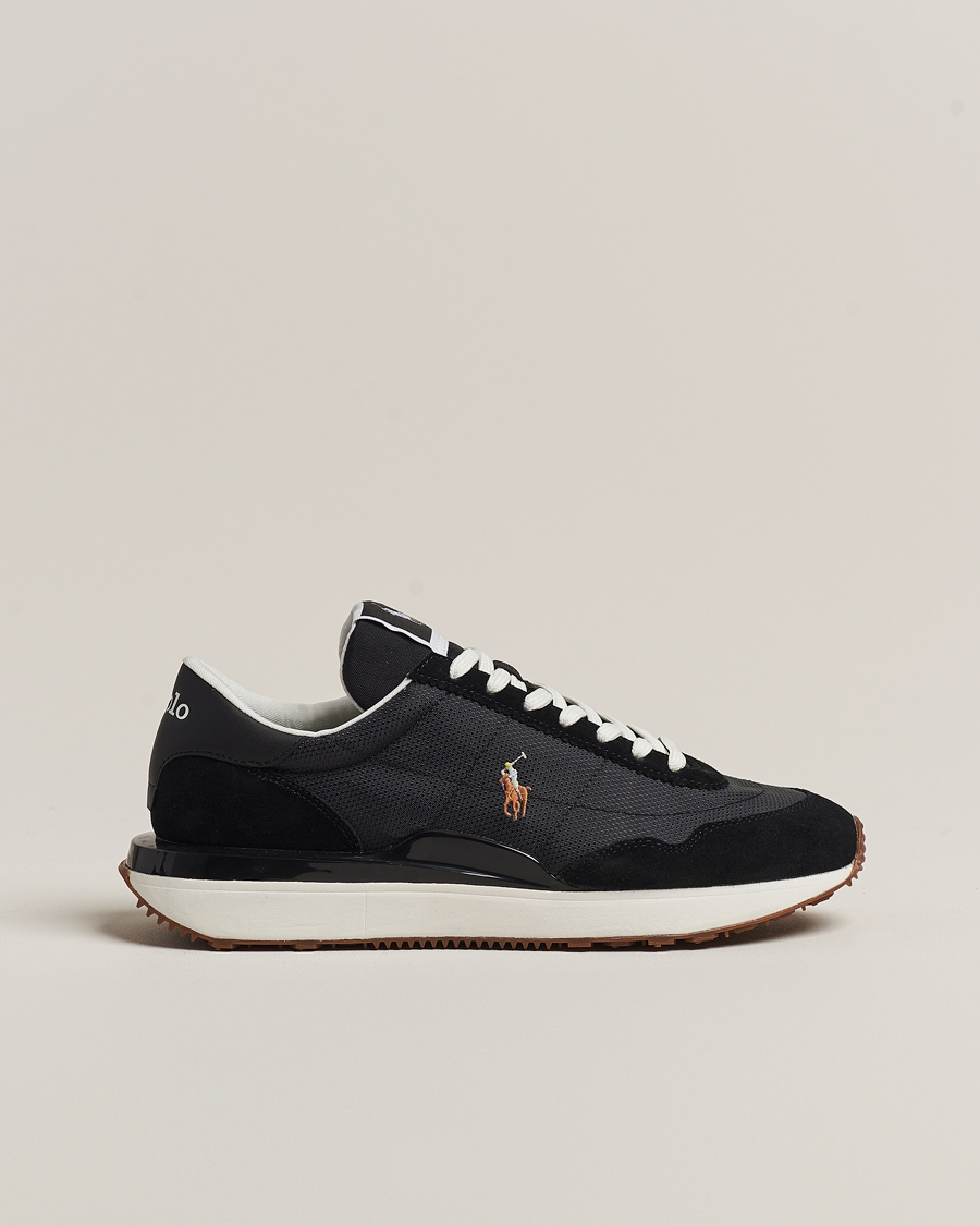Heren | Polo Ralph Lauren Train 89 PP Sneaker Black/Multi PP | Polo Ralph Lauren | Train 89 PP Sneaker Black/Multi PP