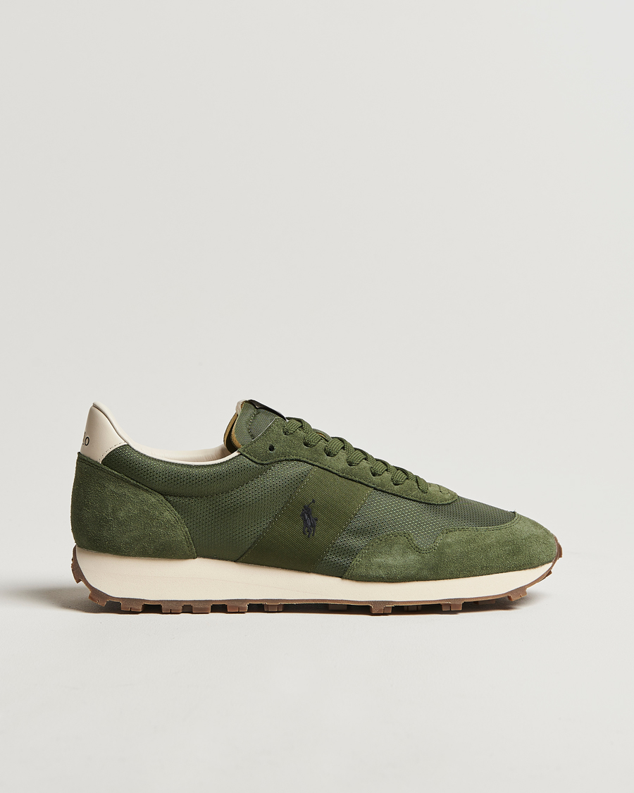 Heren | Polo Ralph Lauren PRL Trail125 Sneaker Classic Drab/Ecru | Polo Ralph Lauren | PRL Trail125 Sneaker Classic Drab/Ecru