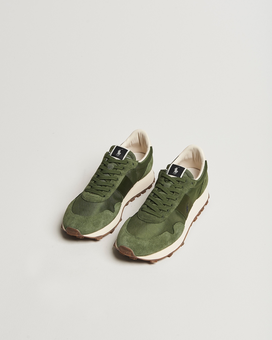 Heren | Polo Ralph Lauren PRL Trail125 Sneaker Classic Drab/Ecru | Polo Ralph Lauren | PRL Trail125 Sneaker Classic Drab/Ecru