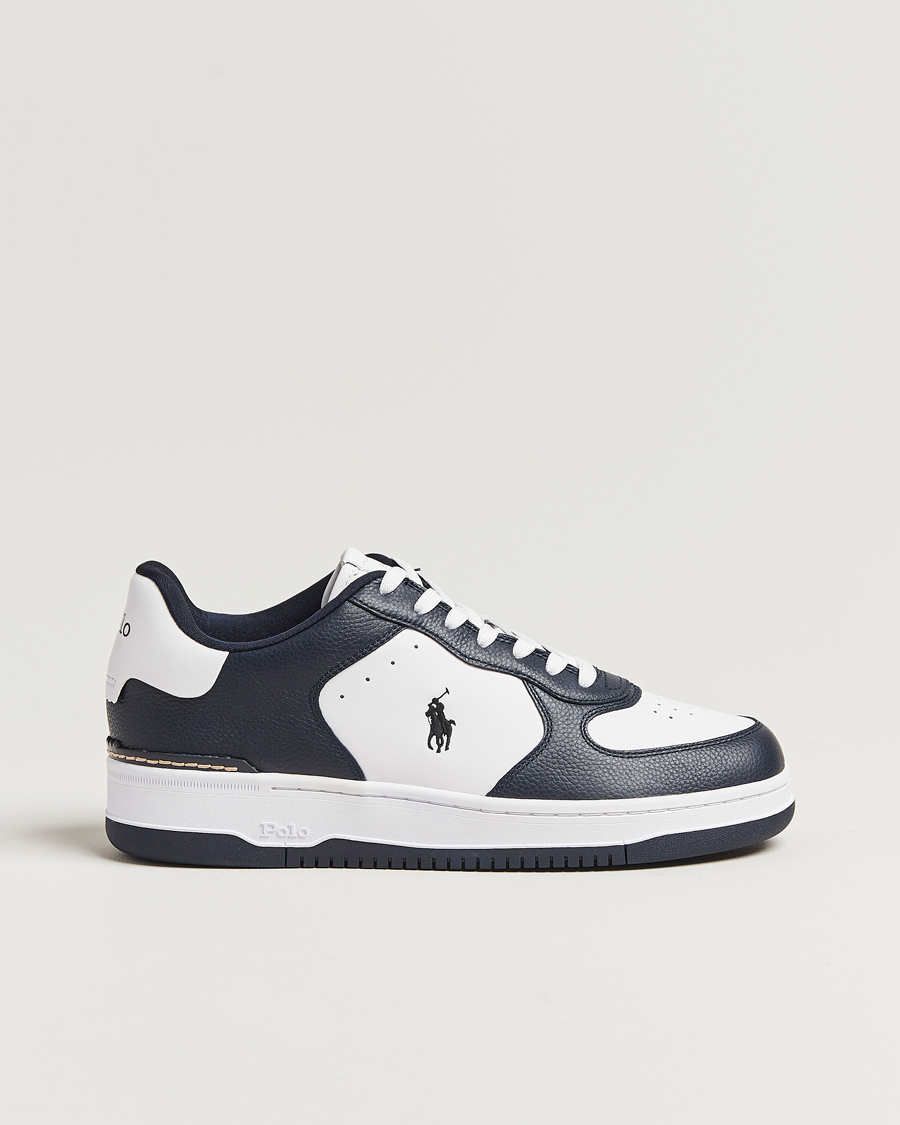 Heren | Polo Ralph Lauren Masters Court Sneaker Aviator Navy/White | Polo Ralph Lauren | Masters Court Sneaker Aviator Navy/White