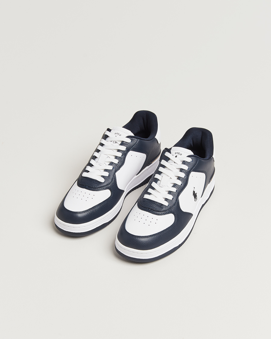 Heren | Polo Ralph Lauren Masters Court Sneaker Aviator Navy/White | Polo Ralph Lauren | Masters Court Sneaker Aviator Navy/White