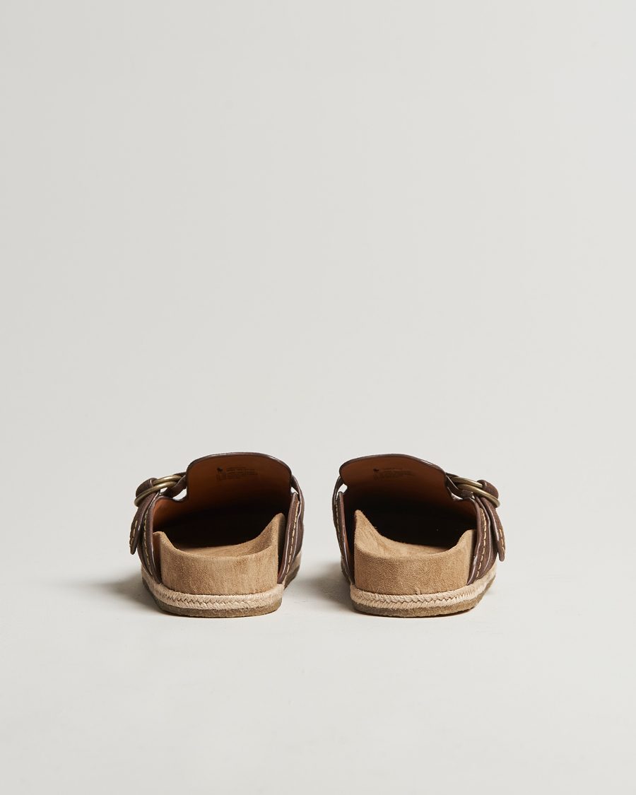 Heren | Polo Ralph Lauren Turbach Clog Sandal Chocolate Brown | Polo Ralph Lauren | Turbach Clog Sandal Chocolate Brown