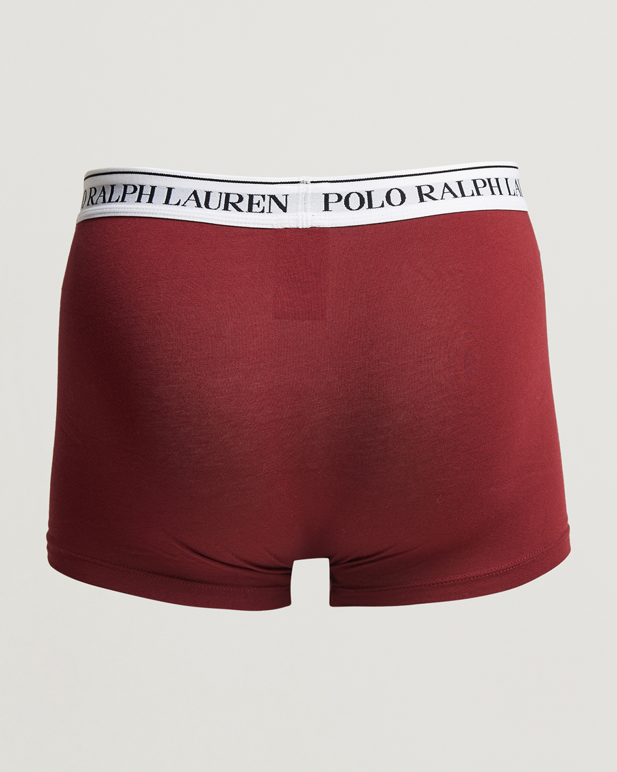 Heren | Ondergoed | Polo Ralph Lauren | 3-Pack Trunk Ruby/Wine Heather/Red Carpet