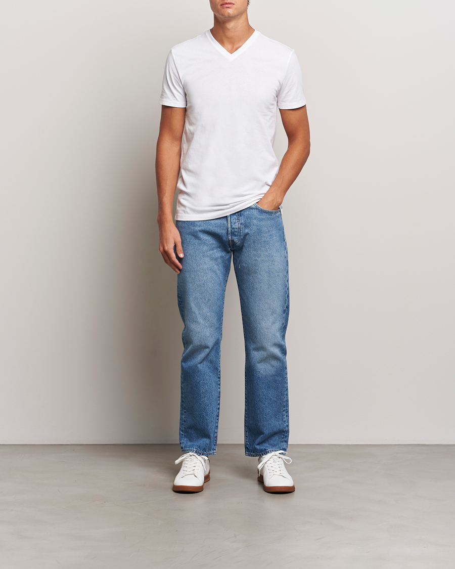 Heren | T-shirts | Polo Ralph Lauren | 3-Pack V Neck T-Shirt White