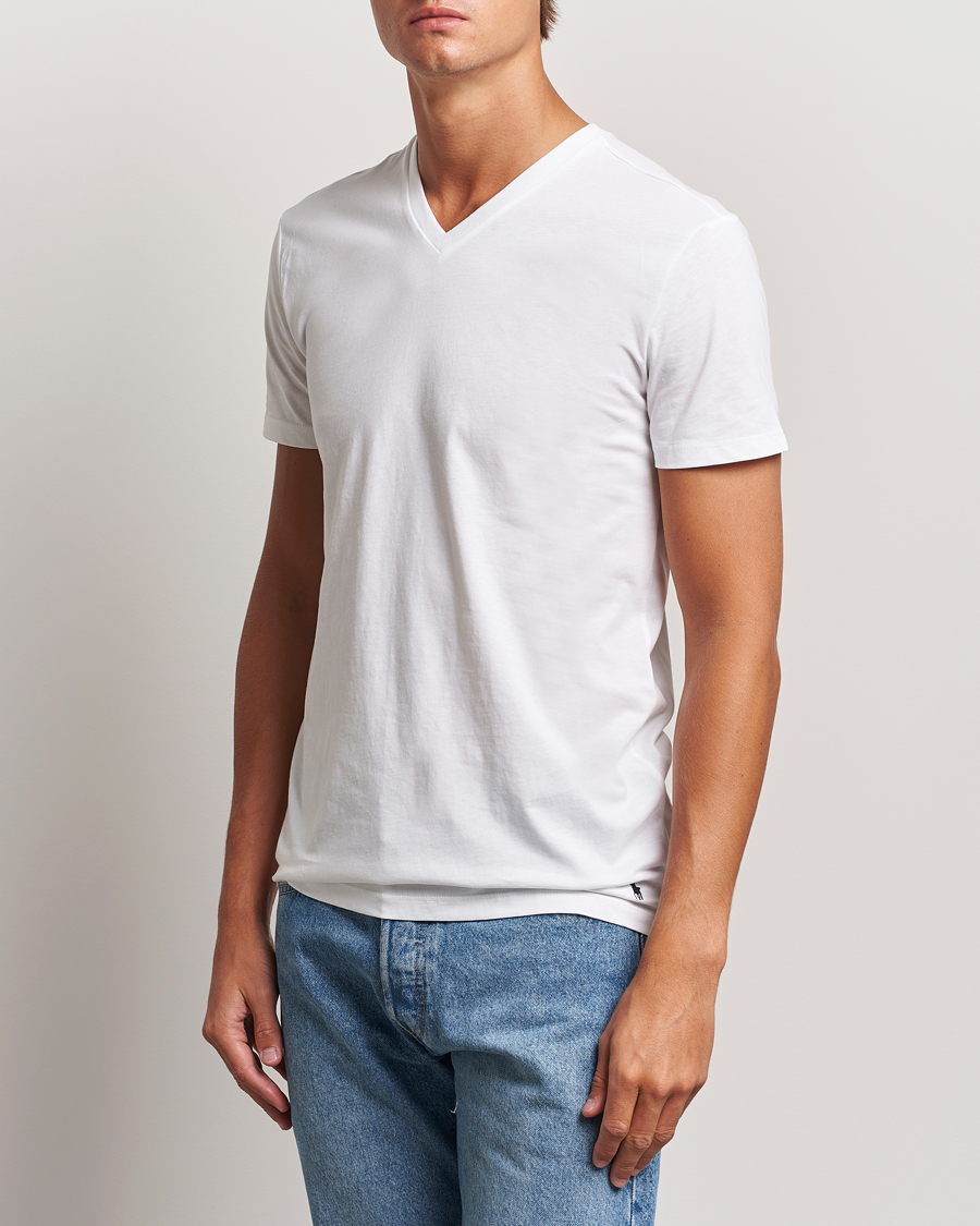 Heren | T-shirts | Polo Ralph Lauren | 3-Pack V Neck T-Shirt White