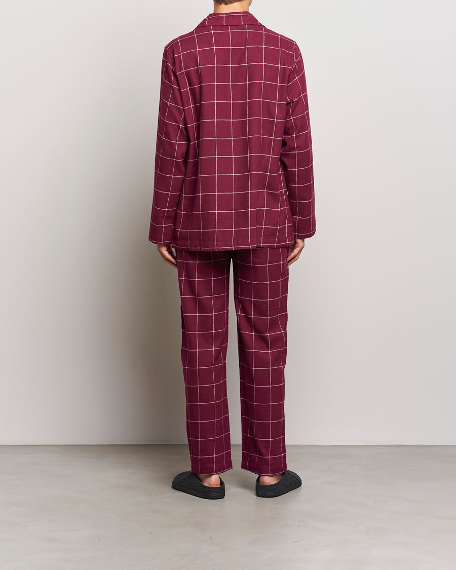 Heren | Polo Ralph Lauren Pyjama Set Damson Red Windowpane | Polo Ralph Lauren | Pyjama Set Damson Red Windowpane